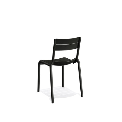 BEST Gartenstuhl Calor Stapelstuhl 49 x 82 x 55 cm (B x H x T) Polypropylen schwarz 4 St./Pack.