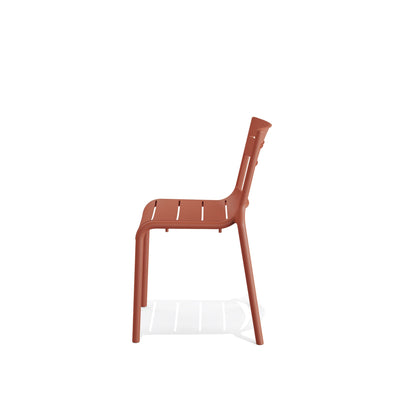BEST Gartenstuhl Calor Stapelstuhl 49 x 82 x 55 cm (B x H x T) Polypropylen terracotta 4 St./Pack.
