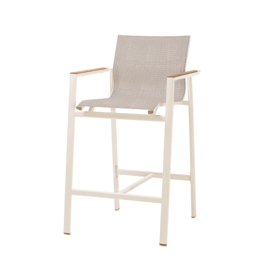 BEST Barhocker Rhodos 74cm Kunststoffgewebe sand