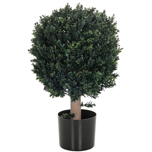 hjh OFFICE Zimmerpflanze Buxus 40 x 65 x 40 cm (B x H x T) Kunststoff grün