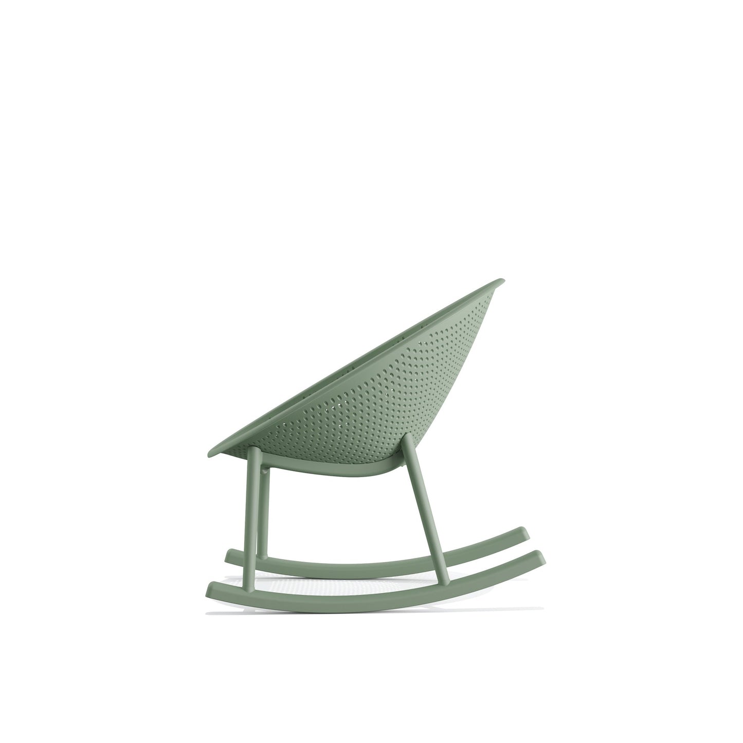 BEST Schaukelstuhl Qosy 66 x 80 x 83 cm (B x H x T) Polypropylen grün 2 St./Pack.