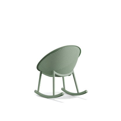 BEST Schaukelstuhl Qosy 66 x 80 x 83 cm (B x H x T) Polypropylen grün 2 St./Pack.