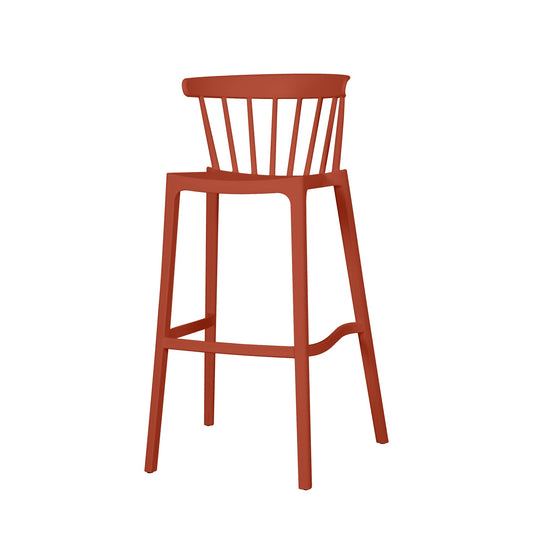 BEST Barhocker Windson 77cm Polypropylen terracotta 4 St./Pack.