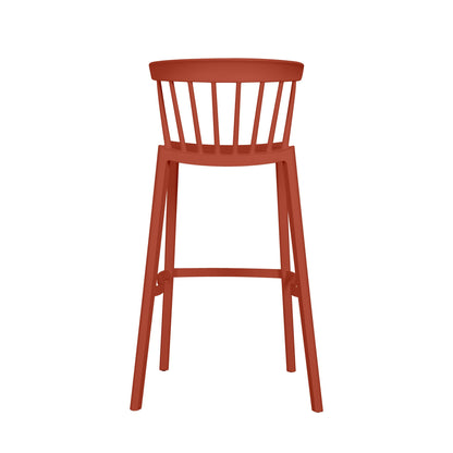 BEST Barhocker Windson 77cm Polypropylen terracotta 4 St./Pack.