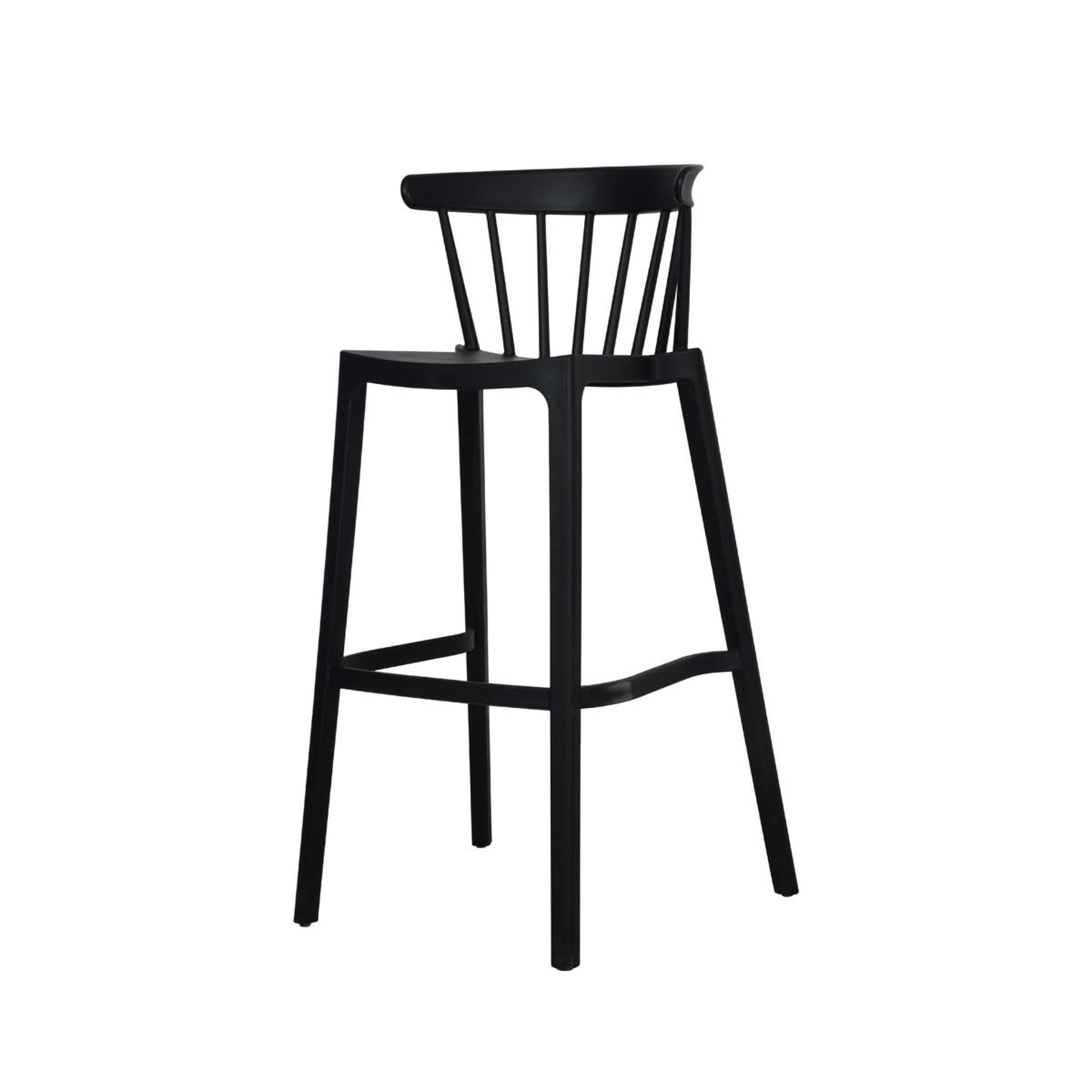 BEST Barhocker Windson 77cm Polypropylen schwarz 4 St./Pack.