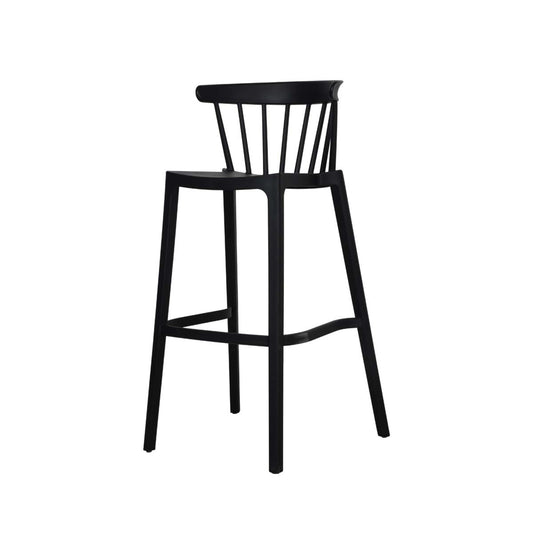 BEST Barhocker Windson 77cm Polypropylen schwarz 4 St./Pack.