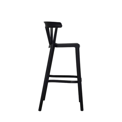 BEST Barhocker Windson 77cm Polypropylen schwarz 4 St./Pack.