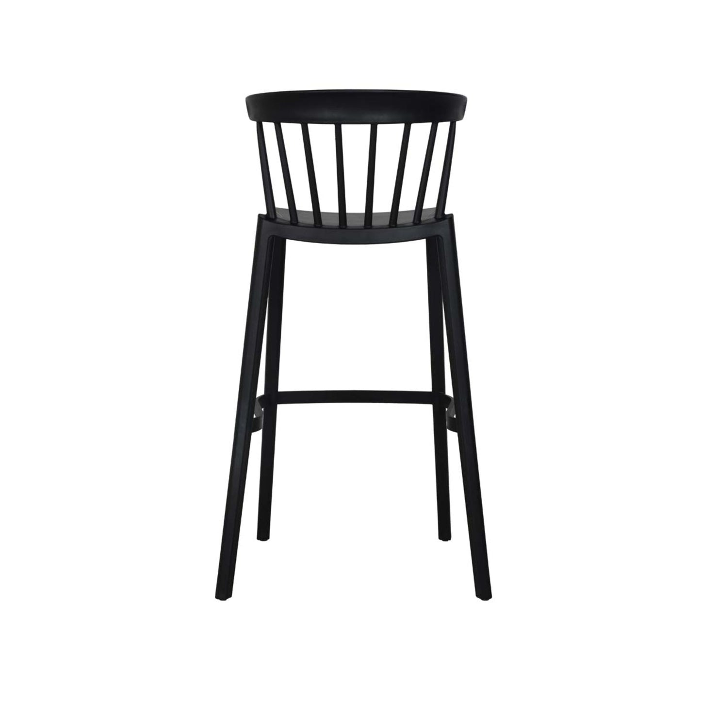 BEST Barhocker Windson 77cm Polypropylen schwarz 4 St./Pack.