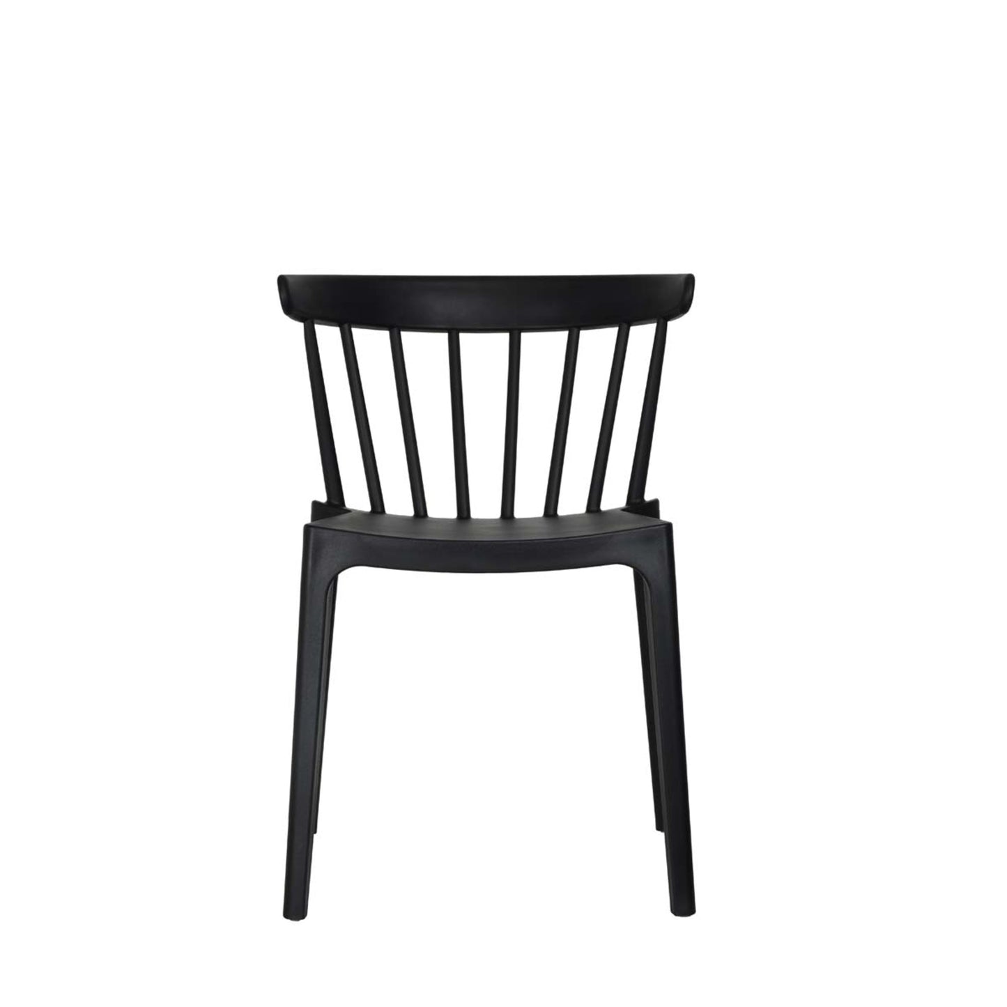 BEST Gartenstuhl Windson Stapelstuhl 54 x 75 x 53 cm (B x H x T) Polypropylen schwarz 4 St./Pack.