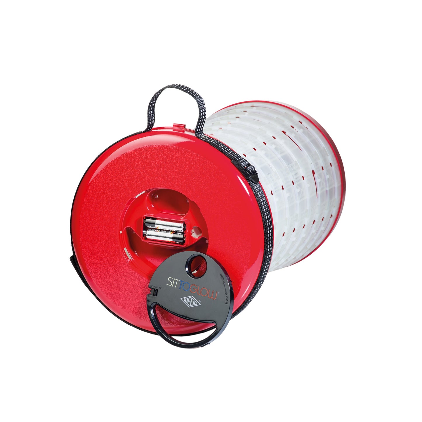 WEDO® Sitzhocker SITTOGLOW® Farbe der Sitzfläche: rot