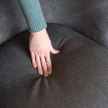 hjh OFFICE Sofa HAYRIVER 140 x 71 x 73 cm (B x H x T) 100 % Polyester grau