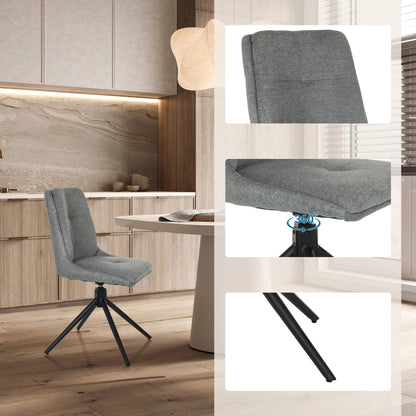 hjh OFFICE Besucherstuhl TARVISO 120kg 100 % Polyester grau
