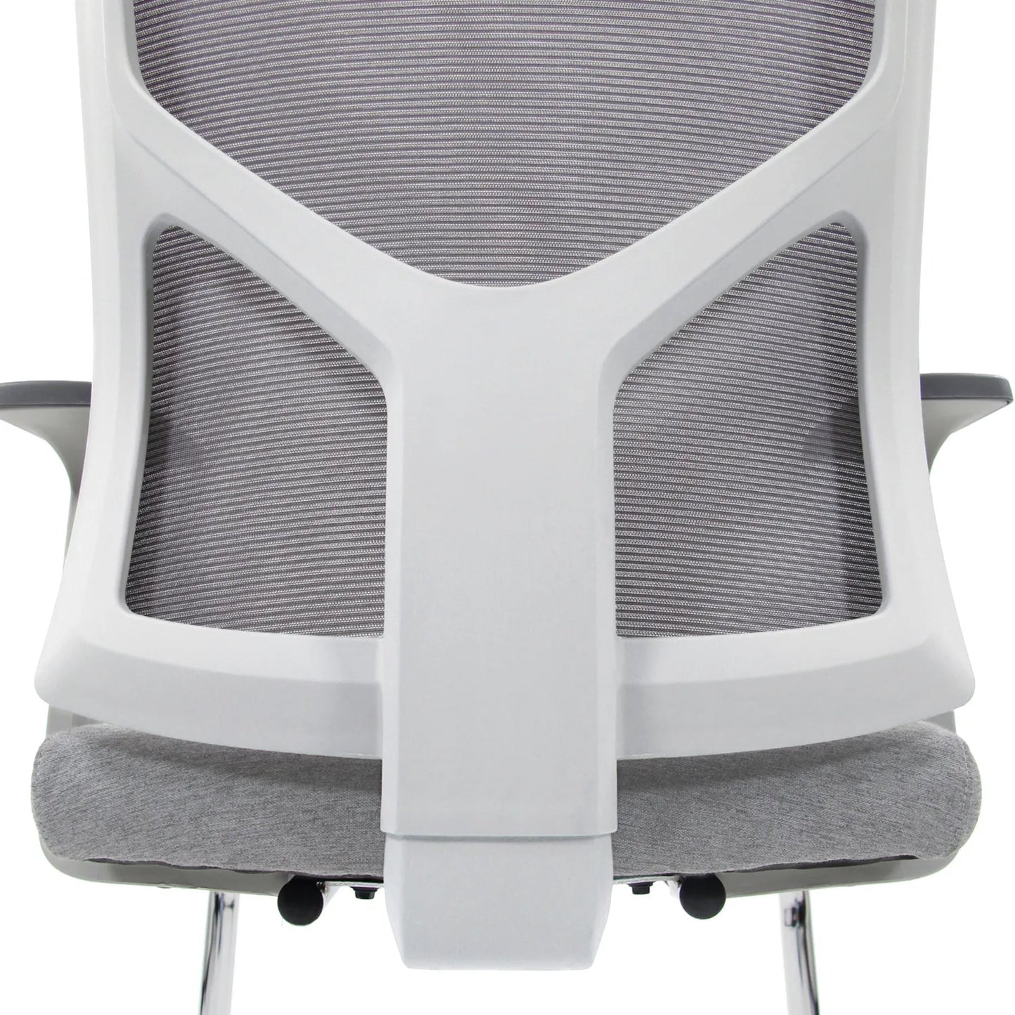 hjh OFFICE Besucherstuhl BRETON V W 120kg 100 % Polyester grau
