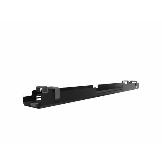 Kabelkanal all in one 1.400 x 80/100 x 160 mm (B x H x T) Metall graphitschwarz