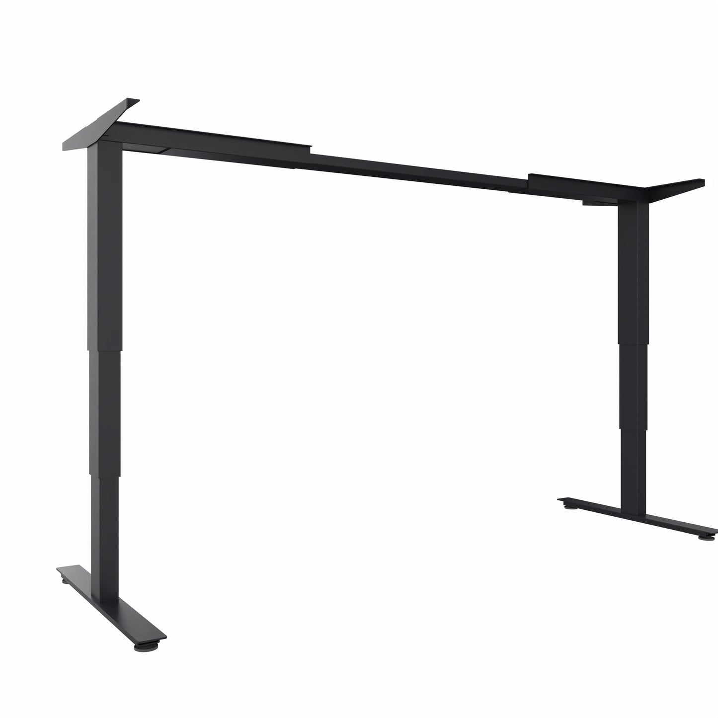 Schreibtischgestell move 2.0 Schreibtischplatte 2.000 x 800-1.000 mm (B x T) 1.940 x 605-1.265 x 1.150 mm (B x H x T) höhenverstellbar 100kg Metall anthrazit metallic