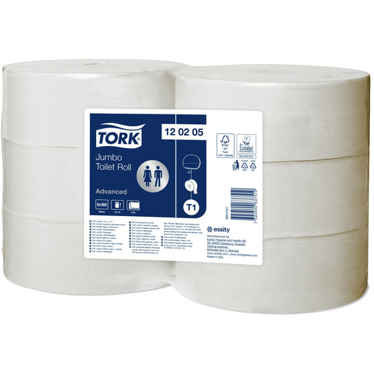 Tork Toilettenpapier Advanced 2-lagig weiß 6 Rl./Pack.