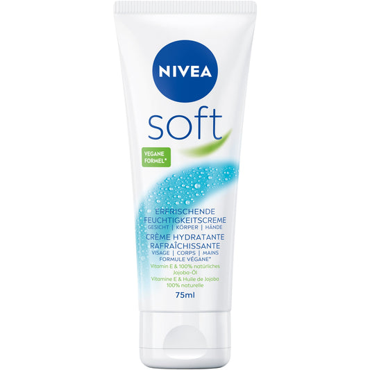 NIVEA Hautpflegecreme parfümiert dermatologisch getestet Tube 0,075l