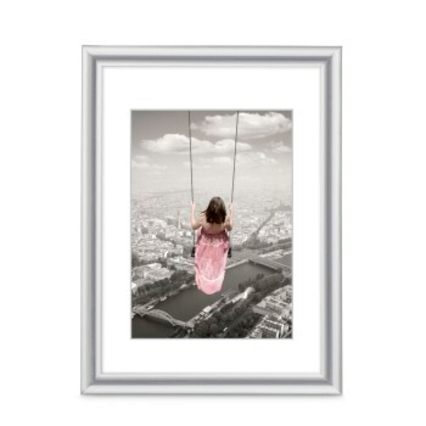 Hama Bilderrahmen Swing 13 x 18 cm (B x H) 9 x 13 cm (B x H) Reflex Polystyrol silber