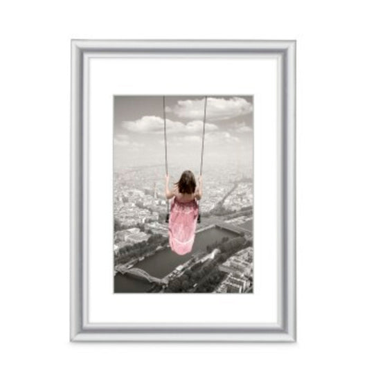 Hama Bilderrahmen Swing 13 x 18 cm (B x H) 9 x 13 cm (B x H) Reflex Polystyrol silber