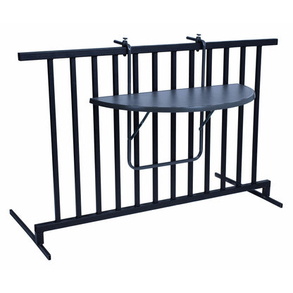 BEST Balkonhängetisch Butler 100 x 8 x 50 cm (B x H x T) geeignet für: Brüstungsbreite von 15 cm 7,2kg Kunststoff anthrazit