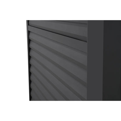 BEST Zubehör Terrassenüberdachung Shutter Seitenwand Best Terrassenüberdachung Cadiz 49936050 , 49953050, 49972050 113 x 229 x 5 cm (B x H x T) Aluminium anthrazit