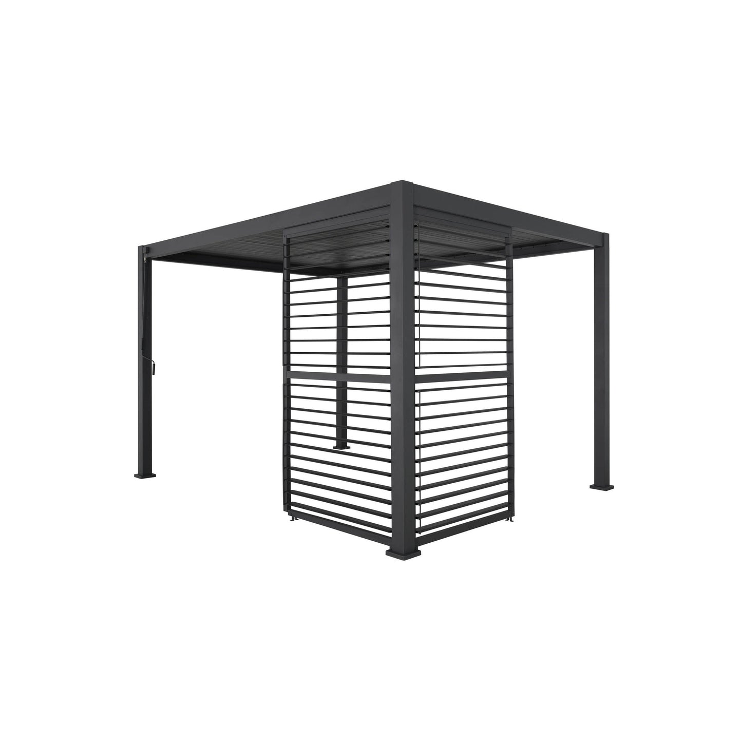 BEST Zubehör Terrassenüberdachung Shutter Seitenwand Best Terrassenüberdachung Cadiz 49936050 , 49953050, 49972050 113 x 229 x 5 cm (B x H x T) Aluminium anthrazit