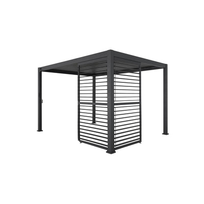BEST Zubehör Terrassenüberdachung Shutter Seitenwand Best Terrassenüberdachung Cadiz 49940050 123 x 229 x 5 cm (B x H x T) Aluminium anthrazit
