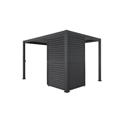 BEST Zubehör Terrassenüberdachung Shutter Seitenwand Best Terrassenüberdachung Cadiz 49940050 123 x 229 x 5 cm (B x H x T) Aluminium anthrazit