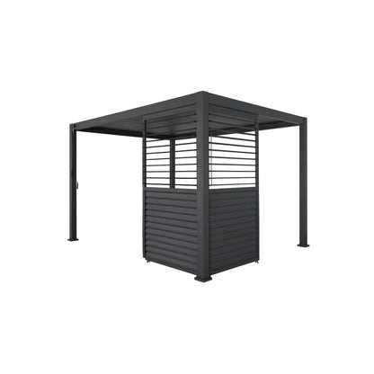 BEST Zubehör Terrassenüberdachung Shutter Seitenwand Best Terrassenüberdachung Cadiz 49940050 123 x 229 x 5 cm (B x H x T) Aluminium anthrazit