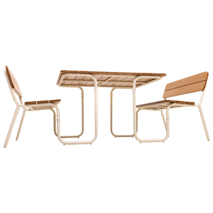 BEST Gartensitzgruppe Soullmate 120 x 82,5 x 242,2 cm (B x H x T) Polywood Polywood polywood
