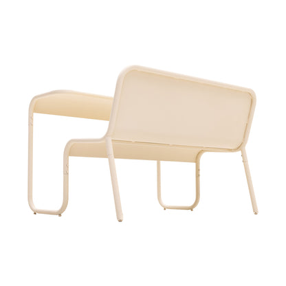 BEST Gartensitzgruppe Soullmate 120 x 82,5 x 100,4 cm (B x H x T) Metall beige