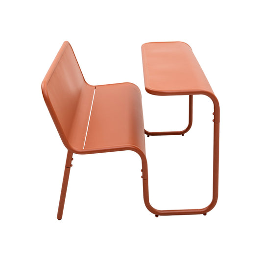 BEST Gartensitzgruppe Soullmate 120 x 82,5 x 100,4 cm (B x H x T) Metall terracotta