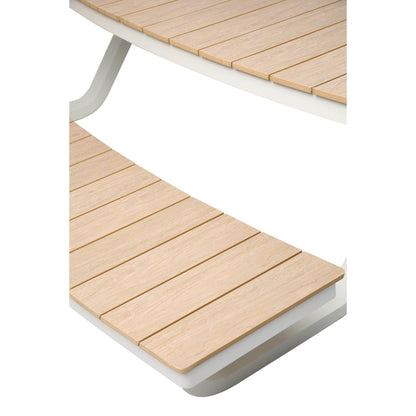 BEST Gartensitzgruppe Buddy 214 x 75 x 200 cm (B x H x T) Polywood Polywood polywood