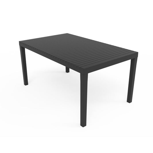 BEST Gartentisch Bari 150 x 72 x 90 cm (B x H x T) Polypropylen anthrazit