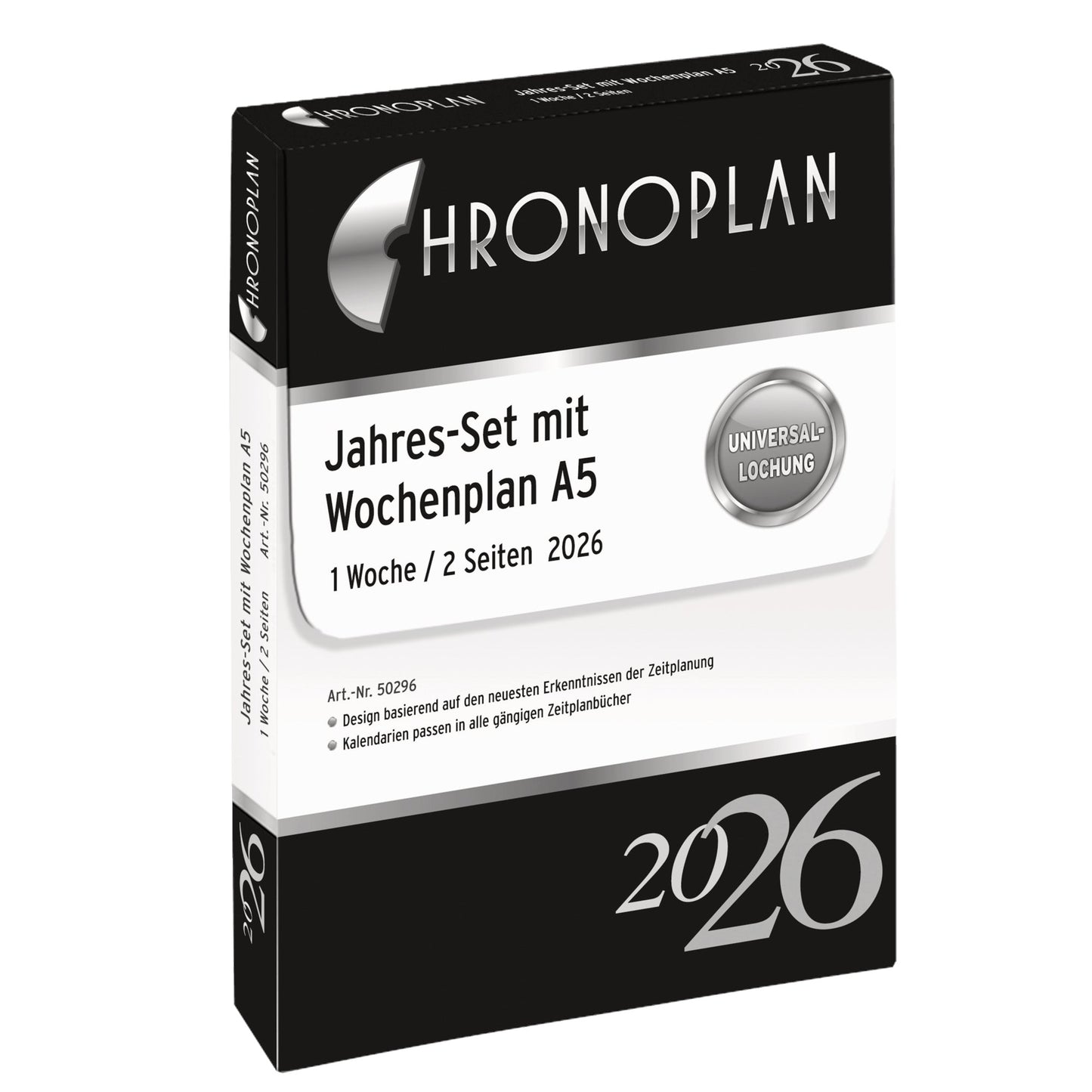 Chronoplan Einlage Kalender 2026 DIN A5 1 Woche/2 Seiten