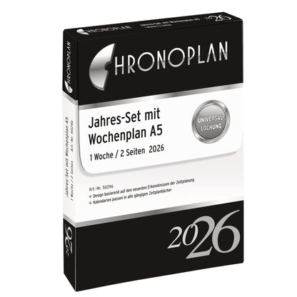 Chronoplan Einlage Kalender 2026 DIN A5 1 Woche/2 Seiten