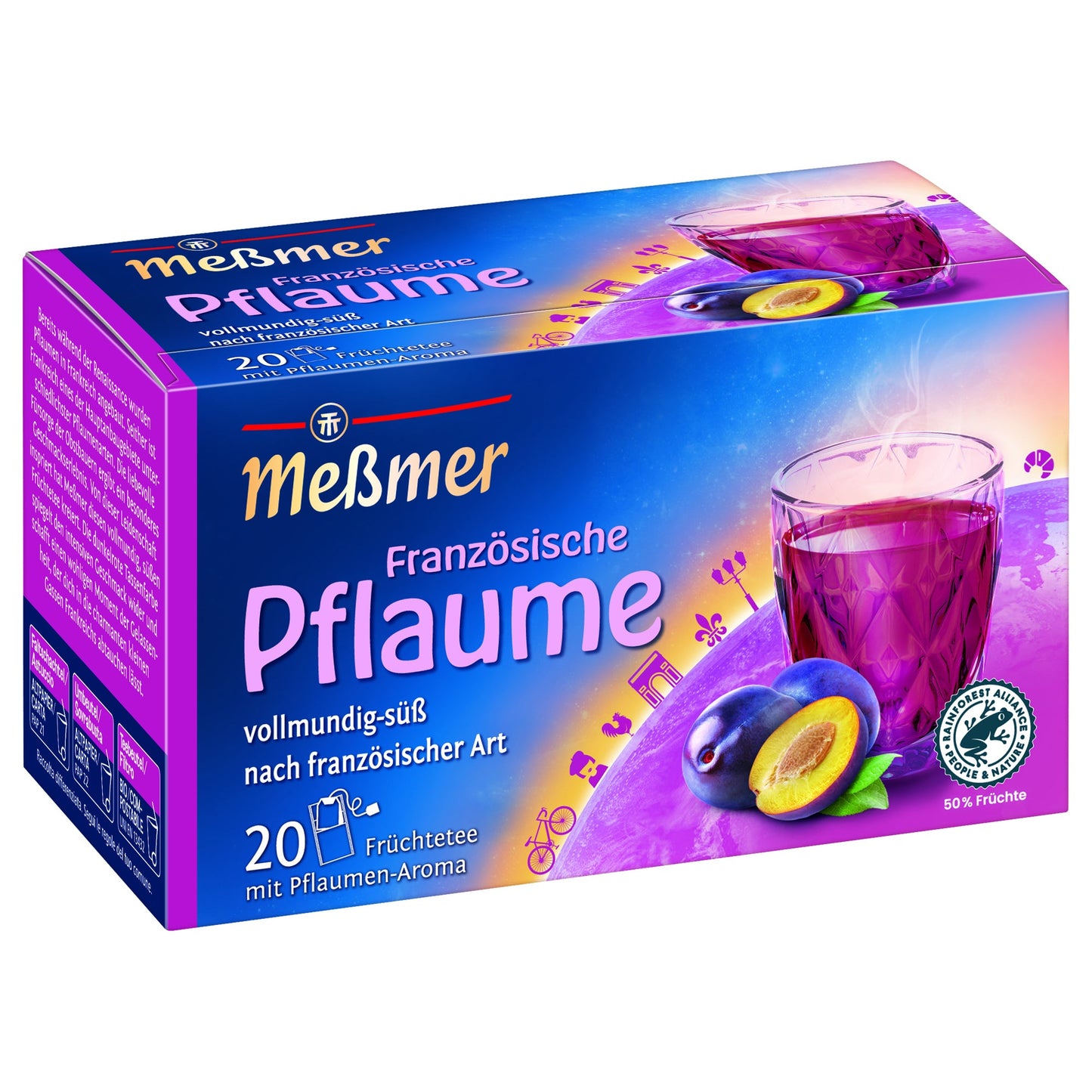 Meßmer Tee Französische Pflaume 20 Btl./Pack.