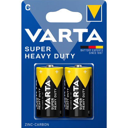 Varta Batterie Superlife C/Baby R14 Zink-Kohle 1,5V 2 St./Pack.
