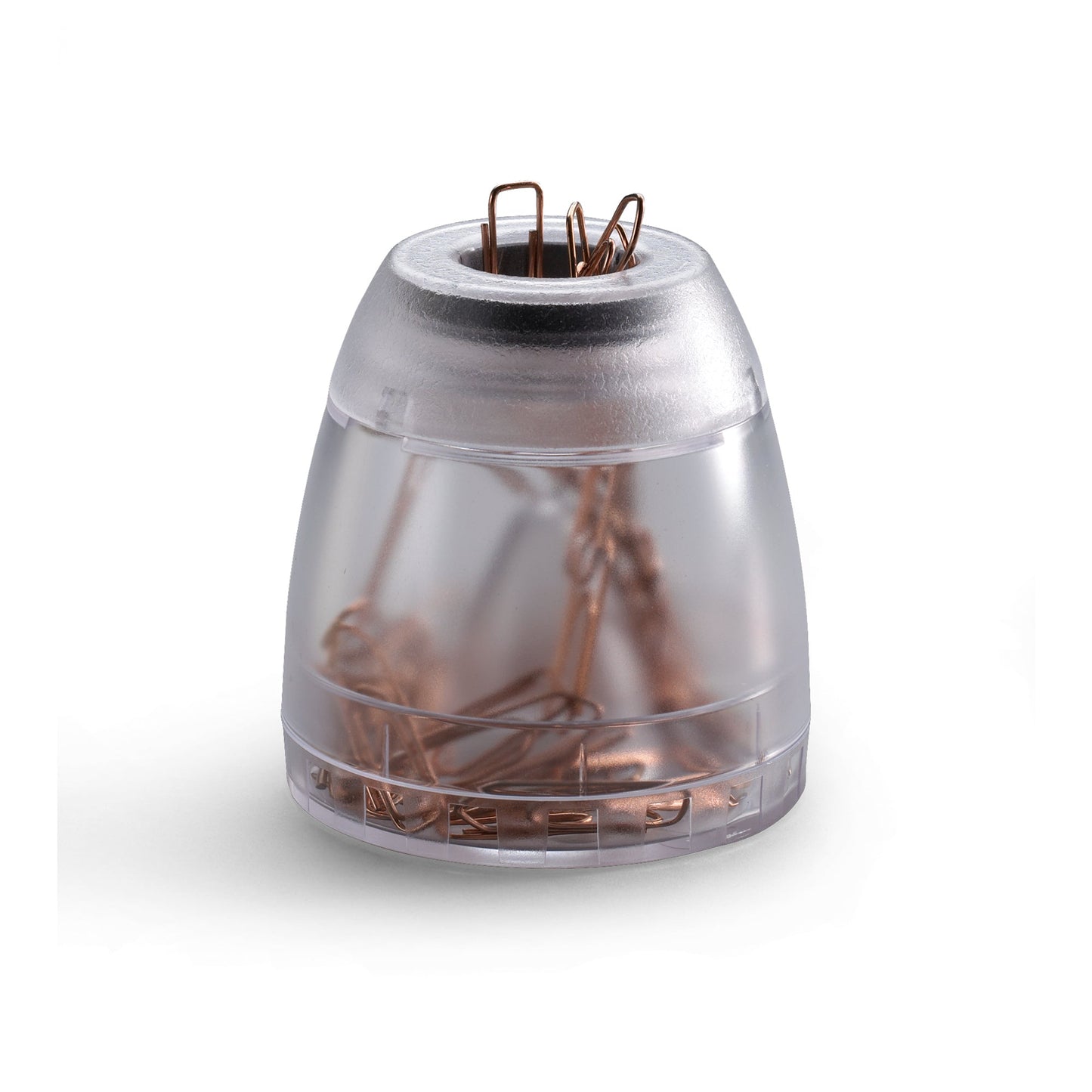 DURABLE Klammernspender TREND 7,2 x 7,5 cm (Ø x H) mit Klammer Kunststoff transparent