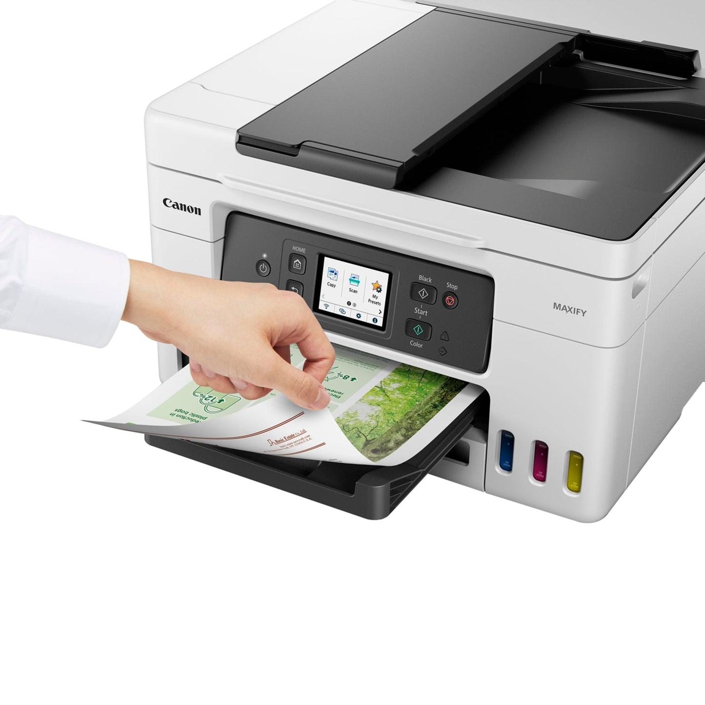 Canon Multifunktionsgerät MAXIFY GX4050 4:1 DIN A4 mit Farbdruck 39,9 x 25,1 x 41,7 cm (B x H x T)