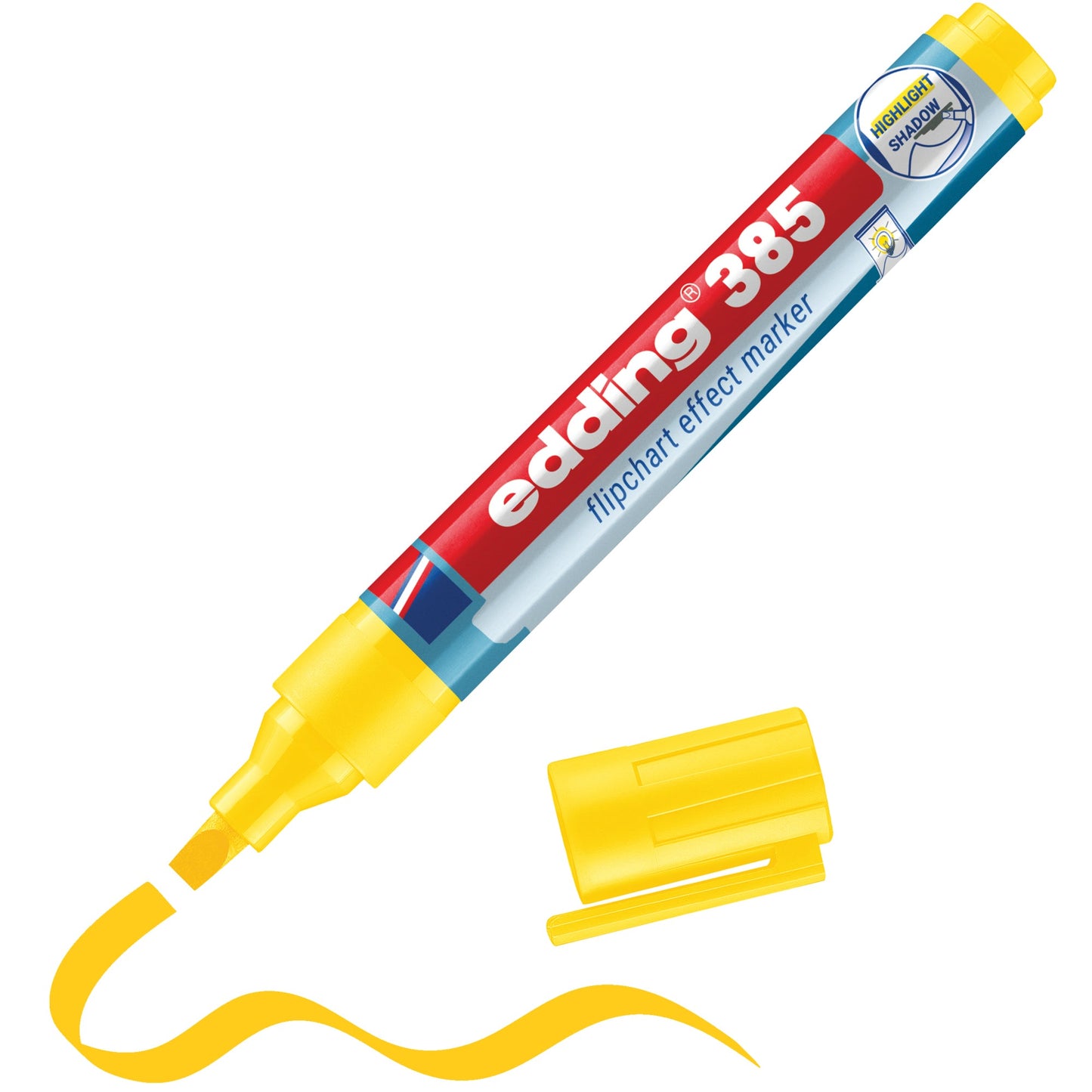 edding Flipchartmarker 385 effect 1-5mm gelb