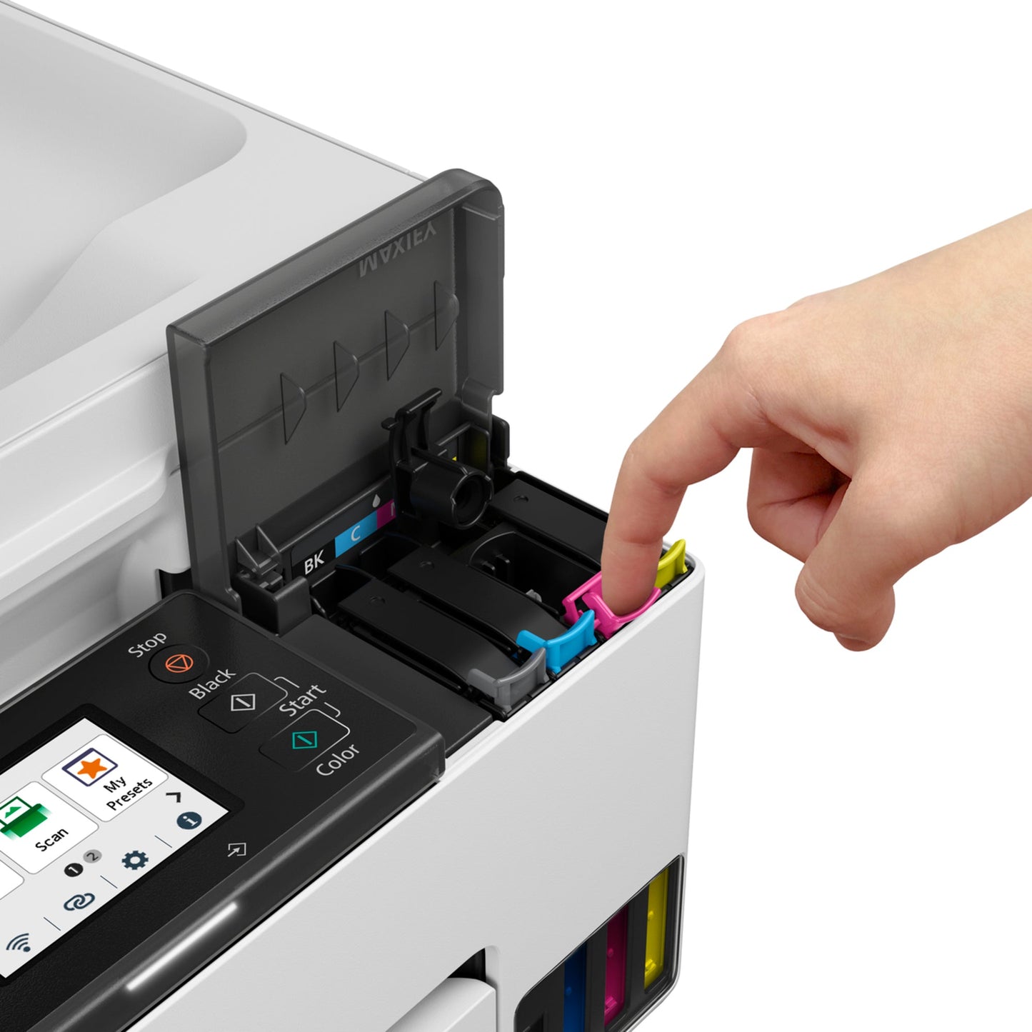 Canon Multifunktionsgerät MAXIFY GX2050 4:1 DIN A4 mit Farbdruck 37,4 x 22,5 x 38 cm (B x H x T)