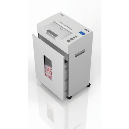 IDEAL Aktenvernichter Shredcat 8292 CC P-4 Papier, Heftklammern, Kreditkarten Partikelschnitt hellgrau