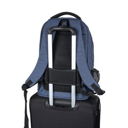 WEDO® Notebookrucksack DENIM Reißverschluss