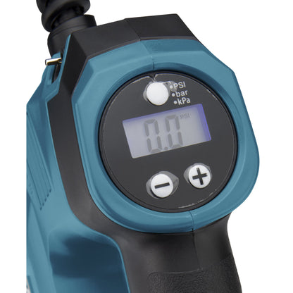 Kompressor DMP180 8,3bar 73dB Akku Zubehör erforderlich erforderliches Zubehör: Makita Akku BL1850B, Akkuladegerät DC18RC