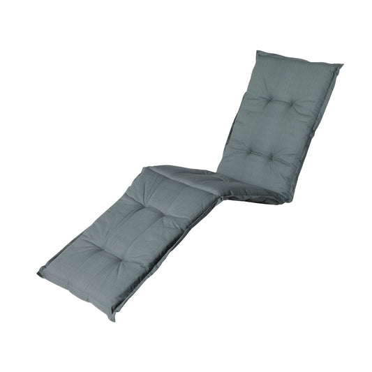 BEST Gartenauflage Relaxstühle Breite des Sitzes: 50cm Tiefe der Sitzfläche: 46cm Höhe der Rückenlehne: 70cm 60 % Polyester, 40 % Baumwolle (190 g/m²) grau-blau