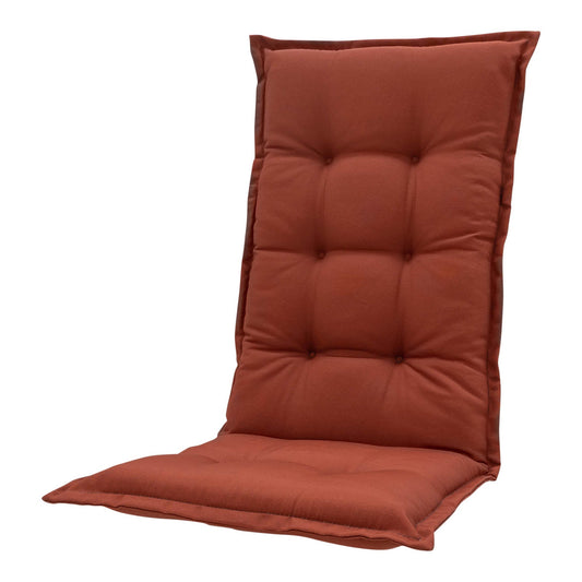 BEST Gartenauflage Hochlehner Breite des Sitzes: 60cm Tiefe der Sitzfläche: 74cm Höhe der Rückenlehne: 70cm 60 % Polyester, 40 % Baumwolle (190 g/m²) terracotta