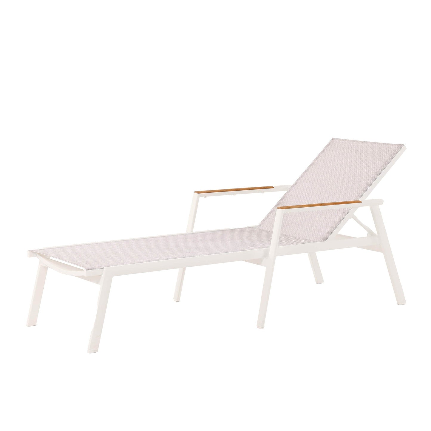 BEST Gartenliege Paros 76 x 36 x 196 cm (B x H x T) 8,9kg sand