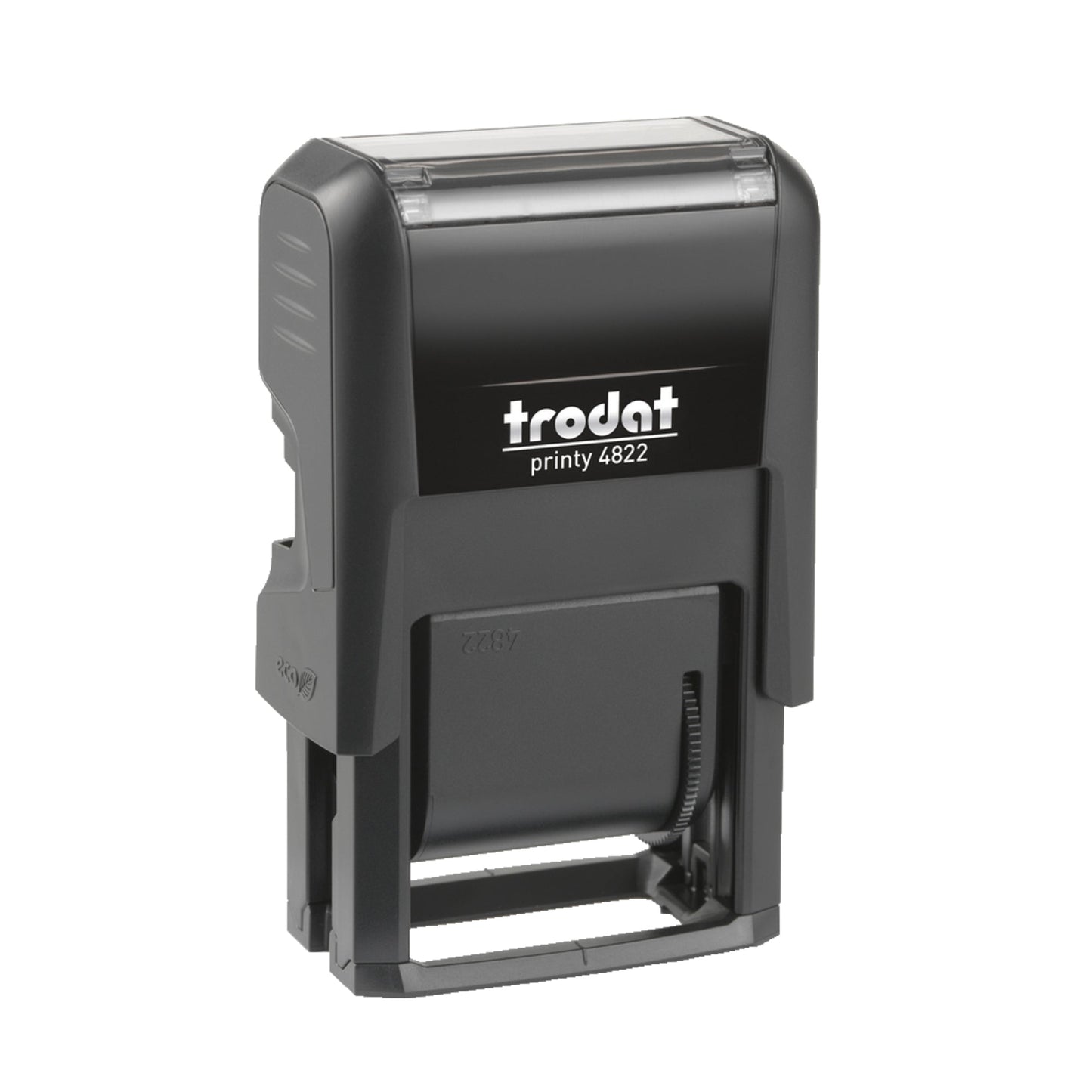 trodat® Wortbandstempel PrintyT 4.0 4822 schwarz EINSCHREIBEN, BEANTWORTET, KOPIE, PÄCKCHEN, MUSTER, GEBUCHT, ERLEDIGT, ZUR VERRECHNUNG, DRINGEND, UNGÜLTIG, BEZAHLT, BETRAG ERHALTEN Kunststoff schwarz