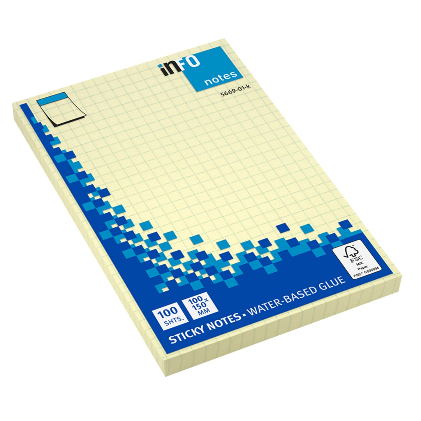 Info Haftnotiz 100 x 150 mm (B x H) gelb 100 Bl.